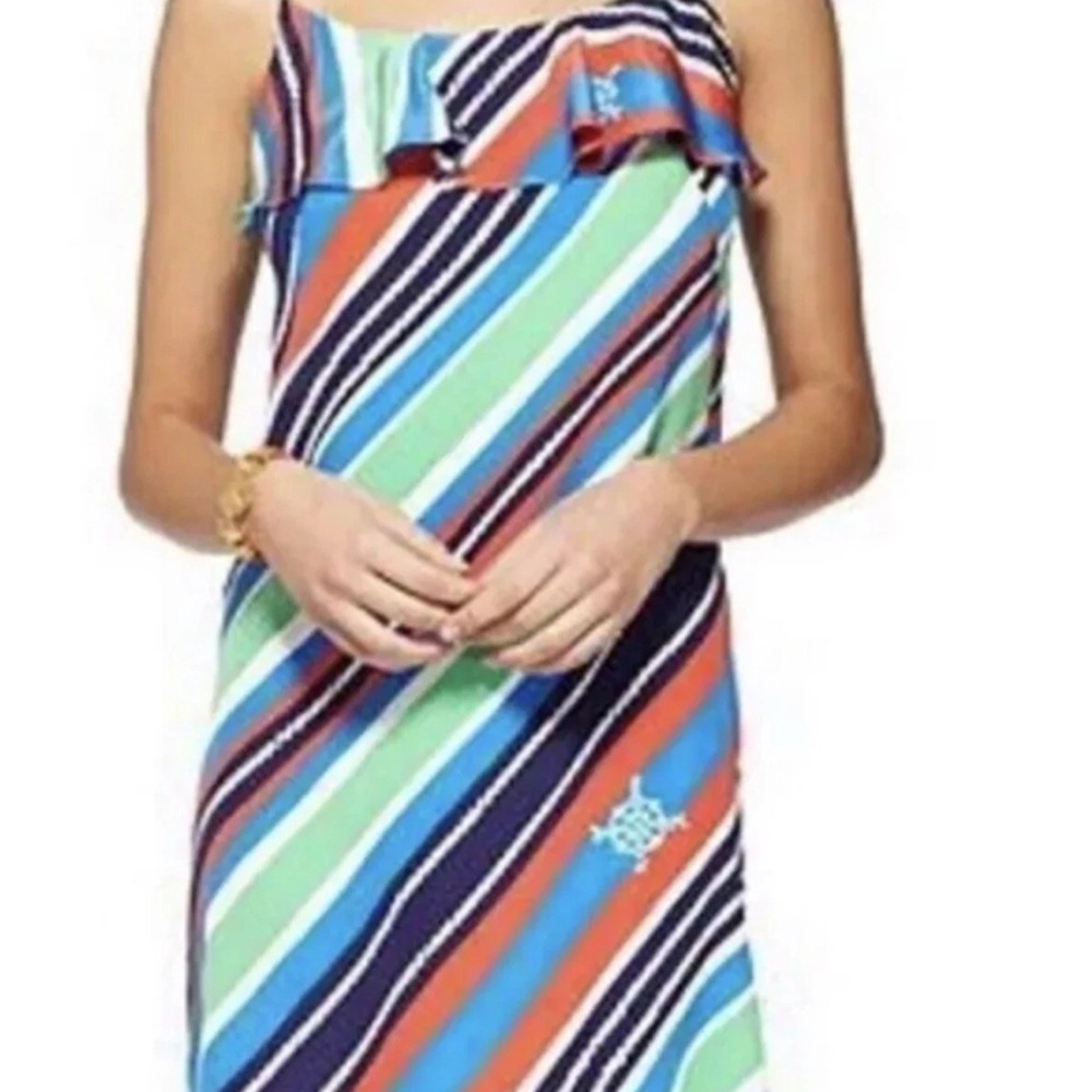 Lilly Pulitzer Overboard Nautical Striped Dress